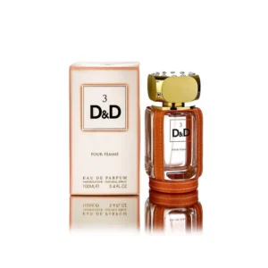 D&D no.3 Pour Femme by Fragrance World EDP 100ml (Similar to Dolce & Gabbana 3 L'Imperatrice)
