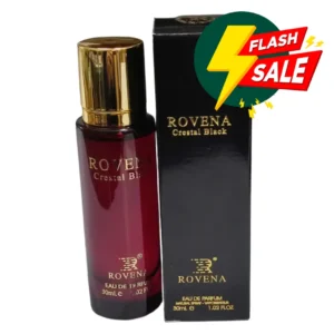 Buy Crestal Black by Rovena online with discount Perfume Jungle
