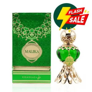 Khadlaj Malika Green oil perfume for women 20 ml