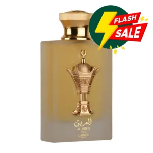 Pride Al Areeq Gold by Lattafa  EDP 100ml (Similar to Bibliotheque by Byredo and  Noble Leather by Yves Saint Laurent)